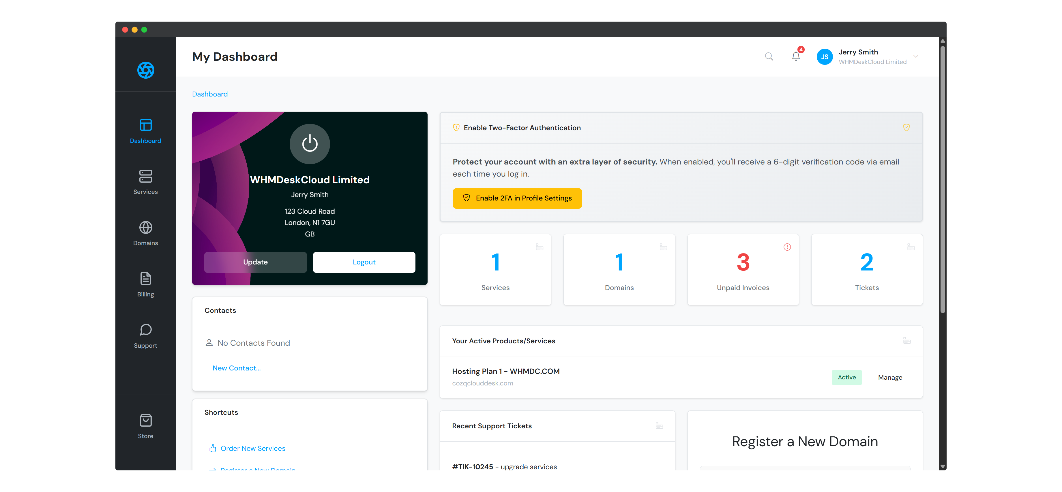 WHMDC Admin Dashboard